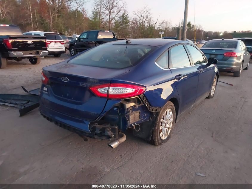 2016 Ford Fusion S VIN: 3FA6P0G73GR182432 Lot: 40778820