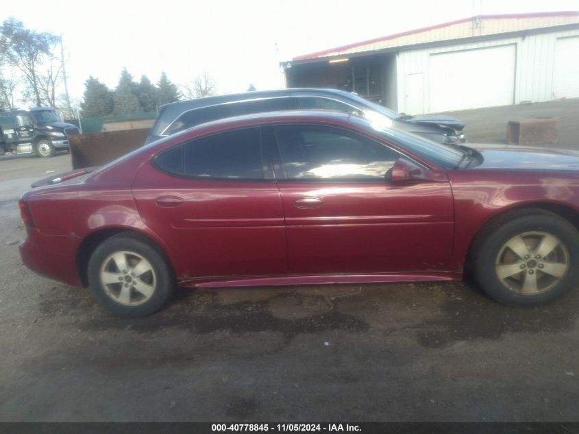 2005 Pontiac Grand Prix VIN: 2G2WP522X51131986 Lot: 40778845