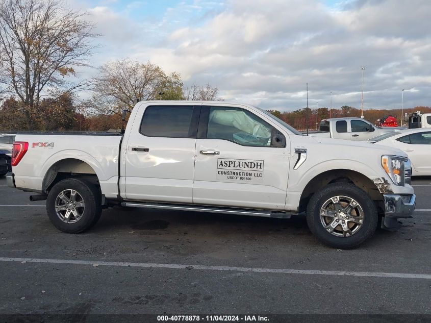 2022 Ford F-150 Xlt VIN: 1FTFW1E87NKD11319 Lot: 40778878