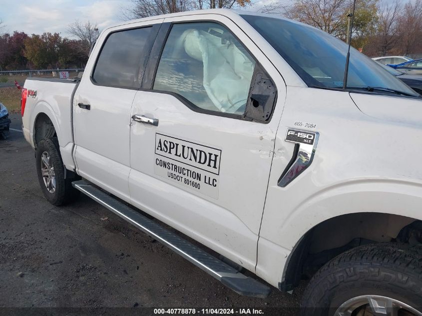 2022 Ford F-150 Xlt VIN: 1FTFW1E87NKD11319 Lot: 40778878