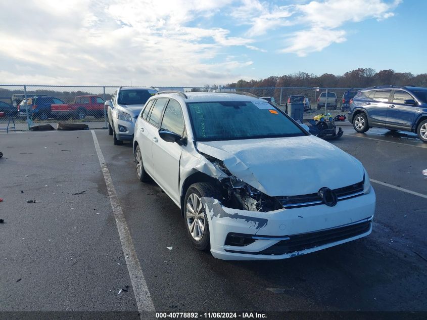 2019 Volkswagen Golf Sportwagen 1.8T S VIN: 3VW117AU0KM509577 Lot: 40778892