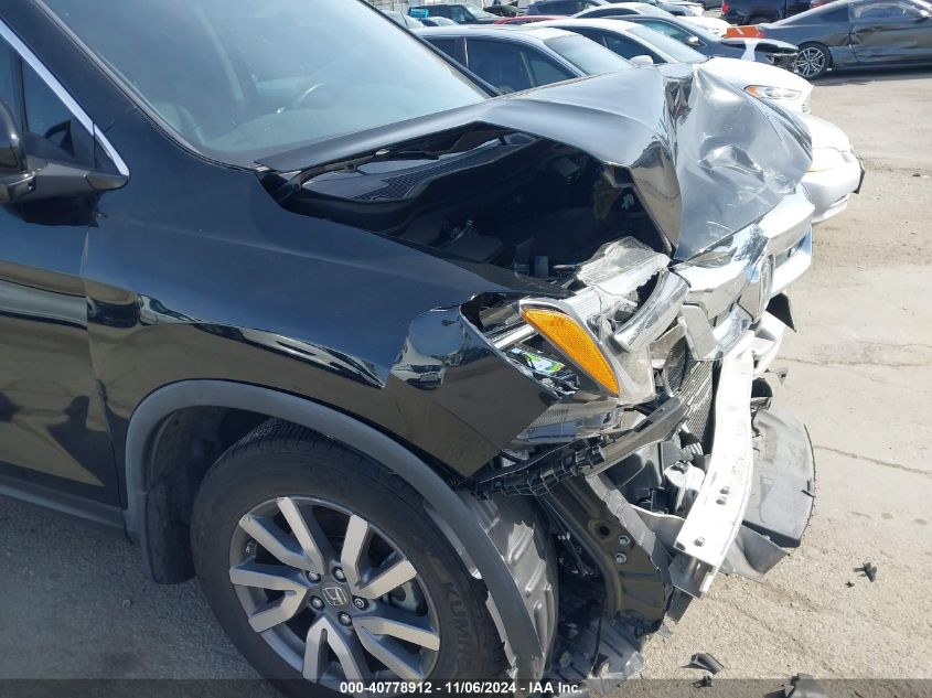 2019 Honda Pilot Ex-L VIN: 5FNYF5H56KB038738 Lot: 40778912