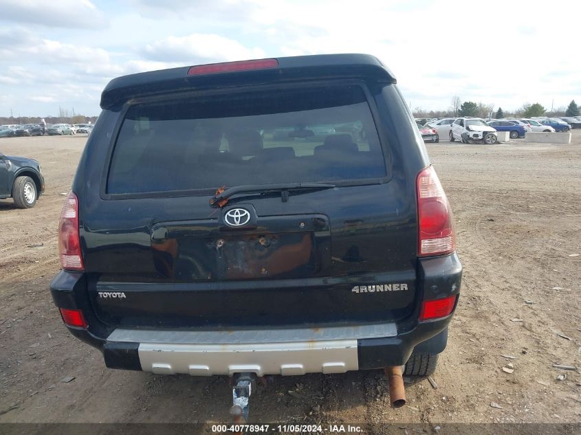 2004 Toyota 4Runner Limited V6 VIN: JTEBU17R240032750 Lot: 40778947