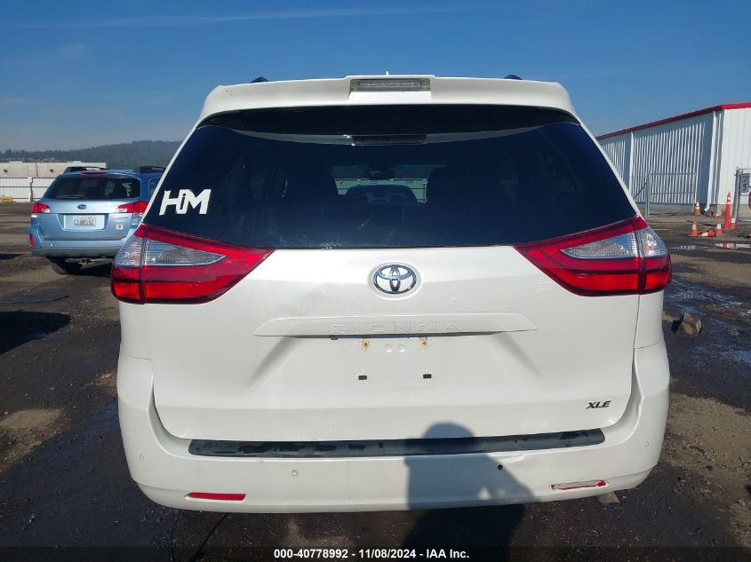 2018 Toyota Sienna Xle 8 Passenger VIN: 5TDYZ3DC0JS950131 Lot: 40778992