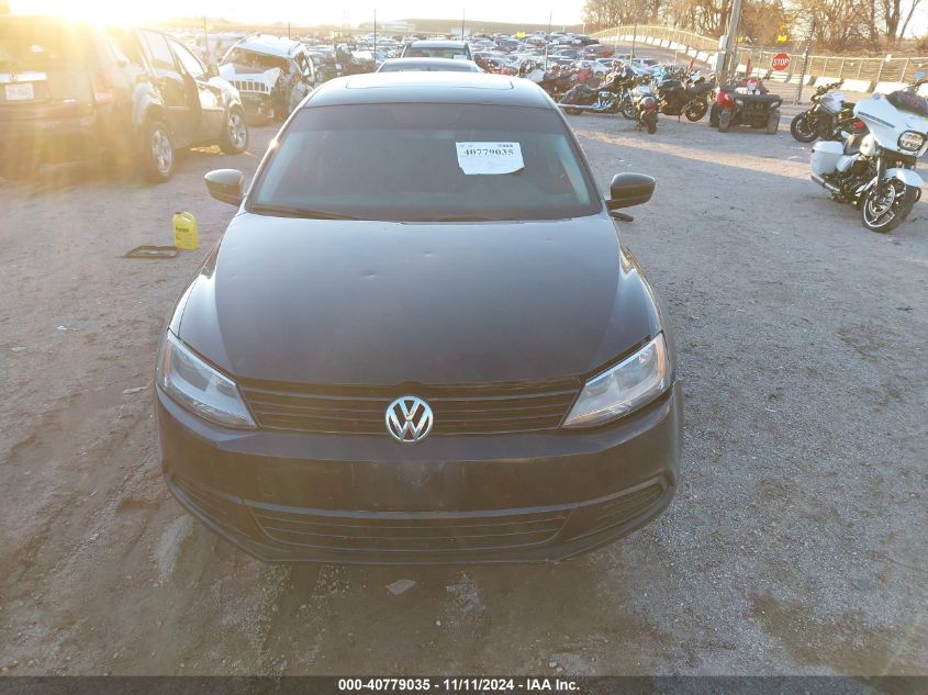 2012 Volkswagen Jetta 2.0L S VIN: 3VW2K7AJ8CM353376 Lot: 40779035