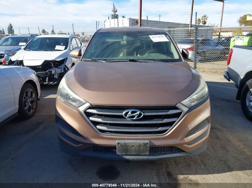 2016 Hyundai Tucson Se VIN: KM8J23A43GU238294 Lot: 40779046