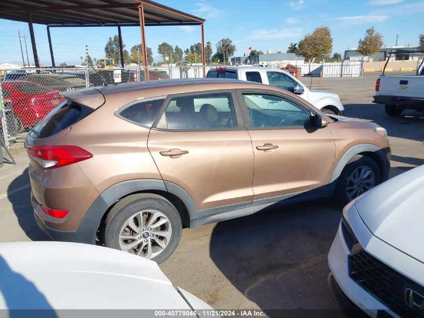 2016 Hyundai Tucson Se VIN: KM8J23A43GU238294 Lot: 40779046