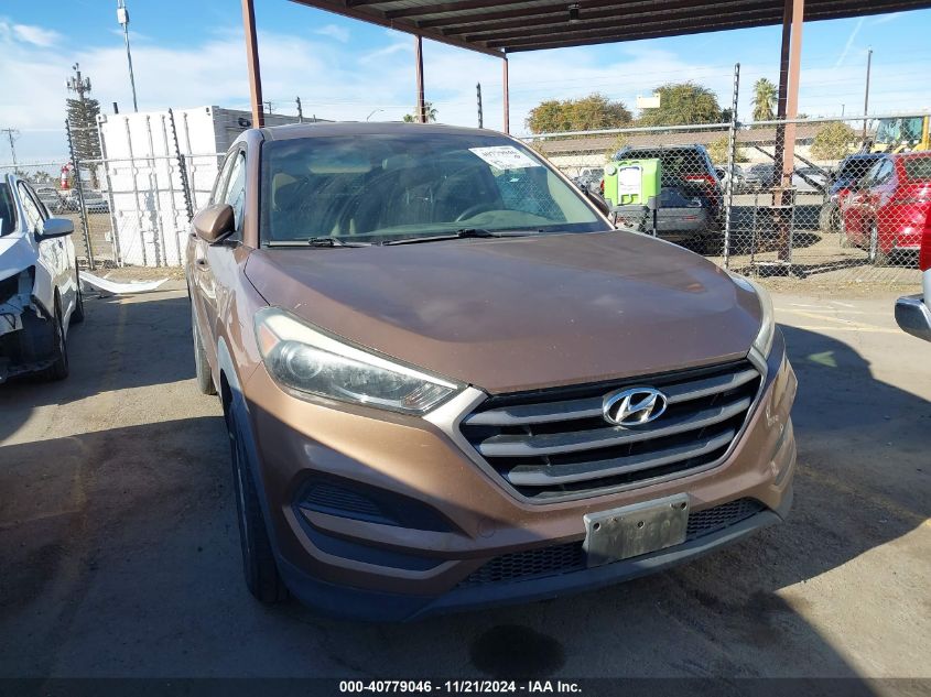 2016 Hyundai Tucson Se VIN: KM8J23A43GU238294 Lot: 40779046