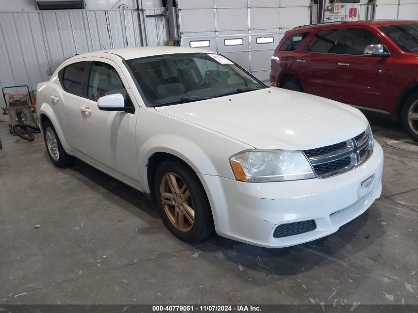 2012 Dodge Avenger Sxt VIN: 1C3CDZCB5CN281405 Lot: 40779051