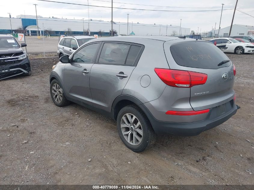 VIN KNDPB3AC9G7853677 2016 KIA Sportage, LX no.3