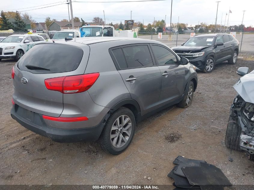 VIN KNDPB3AC9G7853677 2016 KIA Sportage, LX no.4