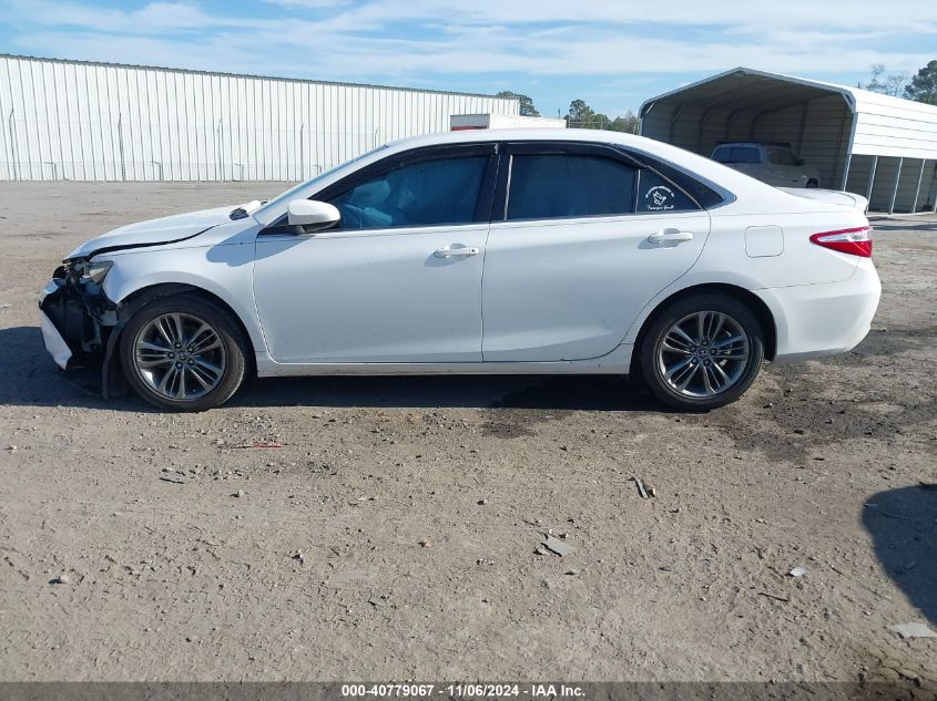 2016 Toyota Camry Se VIN: 4T1BF1FK7GU242496 Lot: 40779067