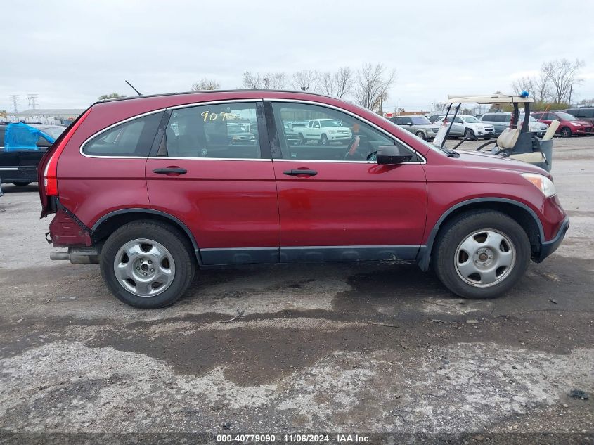 2009 Honda Cr-V Lx VIN: 5J6RE48339L032509 Lot: 40779090