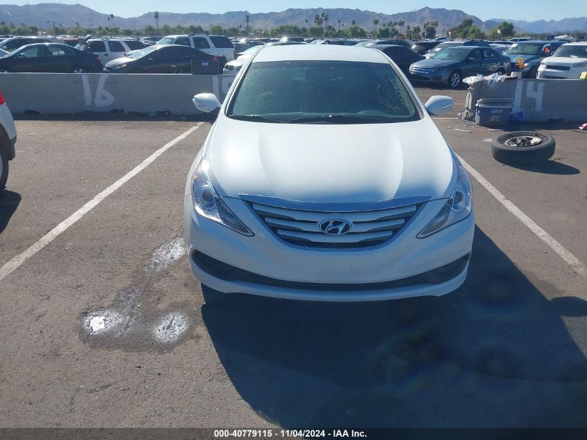 2014 Hyundai Sonata Gls VIN: 5NPEB4AC9EH929825 Lot: 40779115