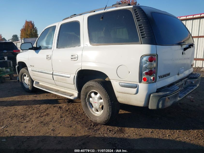 2001 GMC Yukon Sle/Slt VIN: 1GKEK13T41J175931 Lot: 40779133