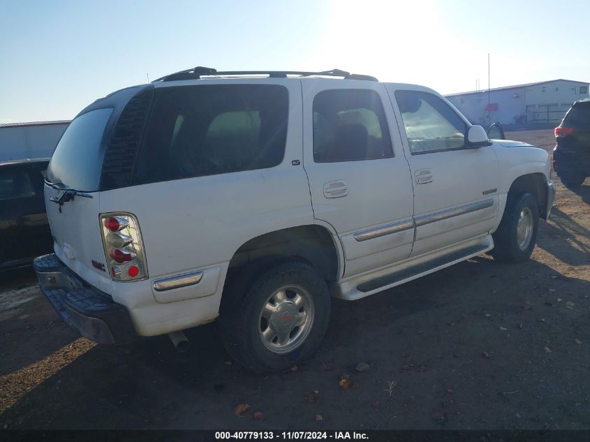 2001 GMC Yukon Sle/Slt VIN: 1GKEK13T41J175931 Lot: 40779133