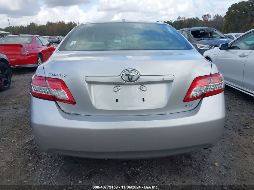 2010 Toyota Camry Le VIN: 4T1BF3EK6AU061698 Lot: 40779159