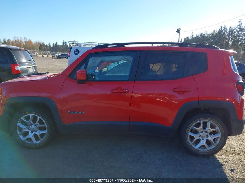 2017 Jeep Renegade Latitude Fwd VIN: ZACCJABB2HPG65700 Lot: 40779267