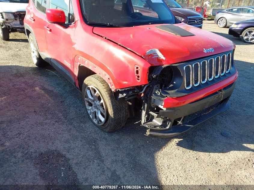 2017 Jeep Renegade Latitude Fwd VIN: ZACCJABB2HPG65700 Lot: 40779267