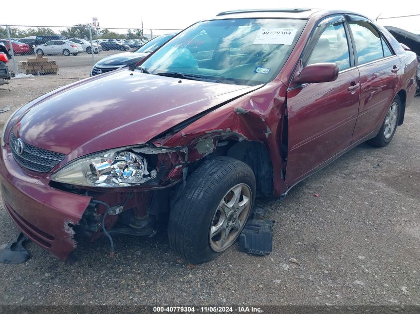 2003 Toyota Camry Le VIN: 4T1BE32K13U149133 Lot: 40779304