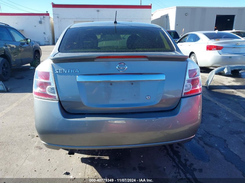 2012 Nissan Sentra 2.0 VIN: 3N1AB6AP6CL738392 Lot: 40779349