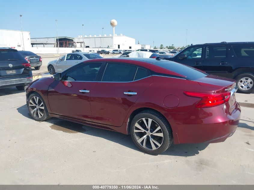 2017 Nissan Maxima 3.5 Sl VIN: 1N4AA6AP7HC377411 Lot: 40779350