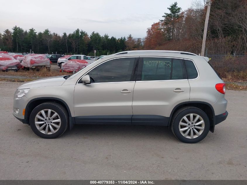 2011 Volkswagen Tiguan Se VIN: WVGBV7AX5BW552927 Lot: 40779353