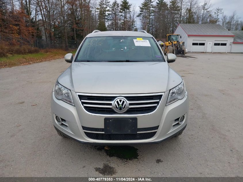 2011 Volkswagen Tiguan Se VIN: WVGBV7AX5BW552927 Lot: 40779353