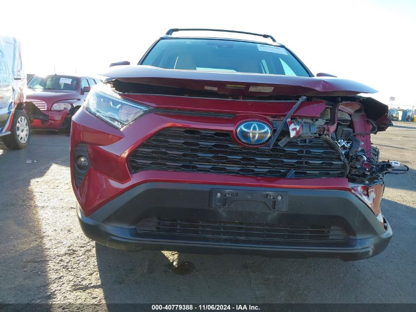 2020 Toyota Rav4 Hybrid Xle VIN: 2T3RWRFV6LW079316 Lot: 40779388