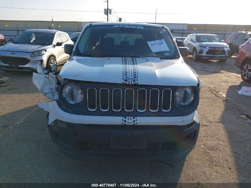 2017 Jeep Renegade Sport Fwd VIN: ZACCJAAB7HPF88436 Lot: 40779487