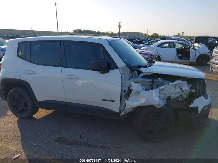 2017 Jeep Renegade Sport Fwd VIN: ZACCJAAB7HPF88436 Lot: 40779487