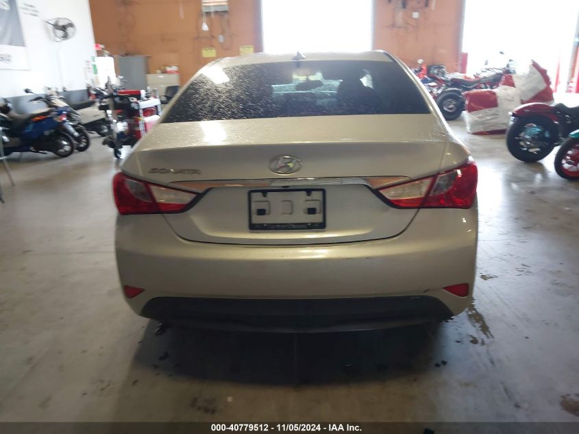 2014 Hyundai Sonata Gls VIN: 5NPEB4AC1EH897713 Lot: 40779512