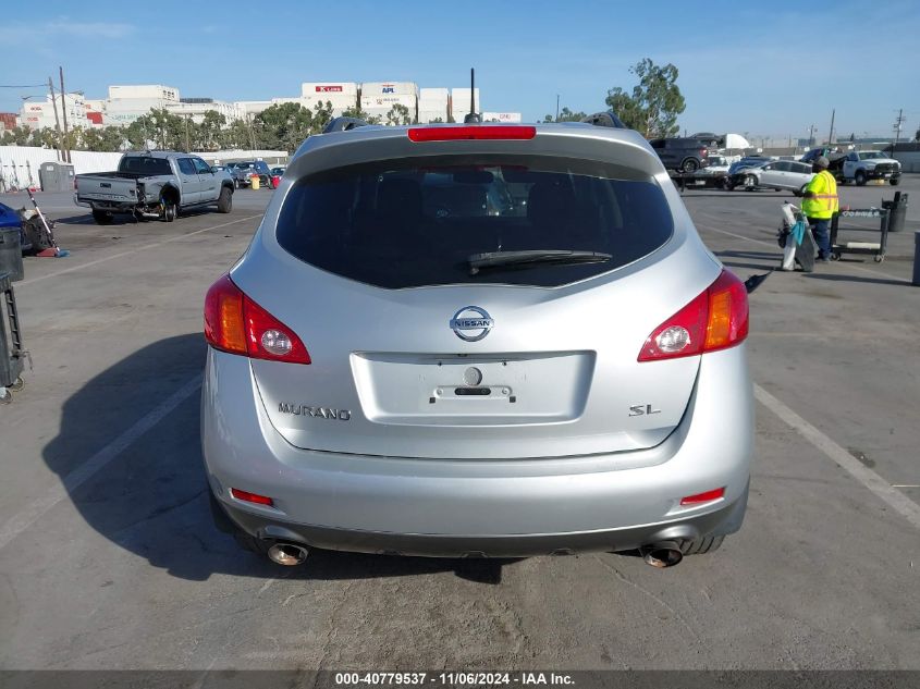 2010 Nissan Murano Sl VIN: JN8AZ1MU3AW006309 Lot: 40779537