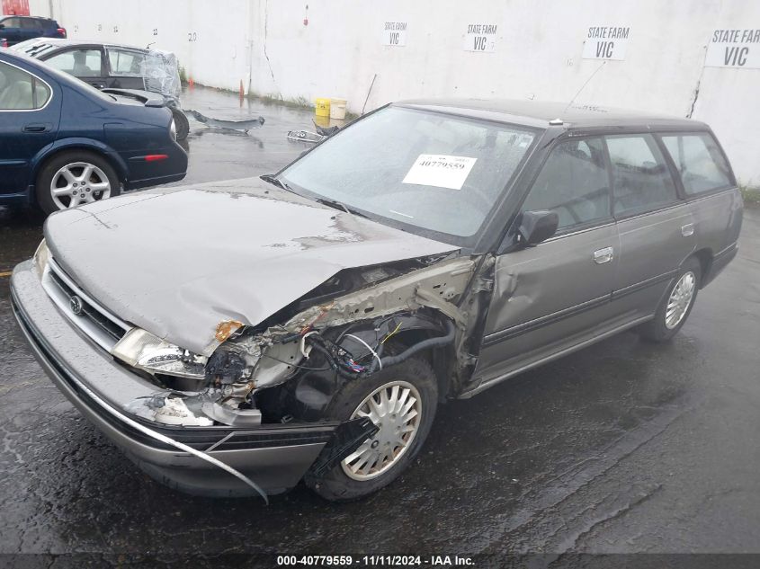 1991 Subaru Legacy L VIN: JF1BJ632XMK905335 Lot: 40779559