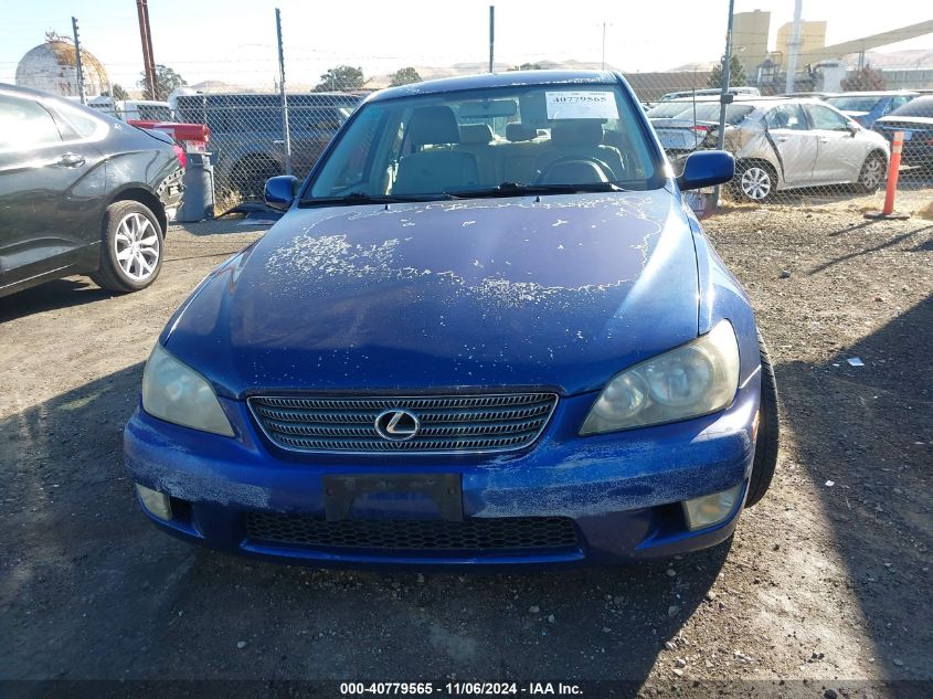 2001 Lexus Is 300 VIN: JTHBD182910005741 Lot: 40779565