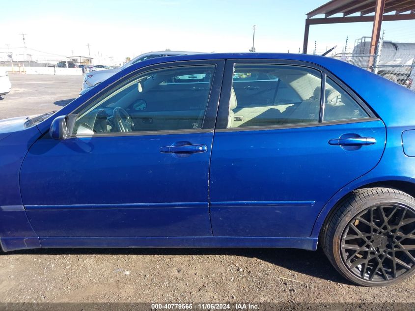 2001 Lexus Is 300 VIN: JTHBD182910005741 Lot: 40779565