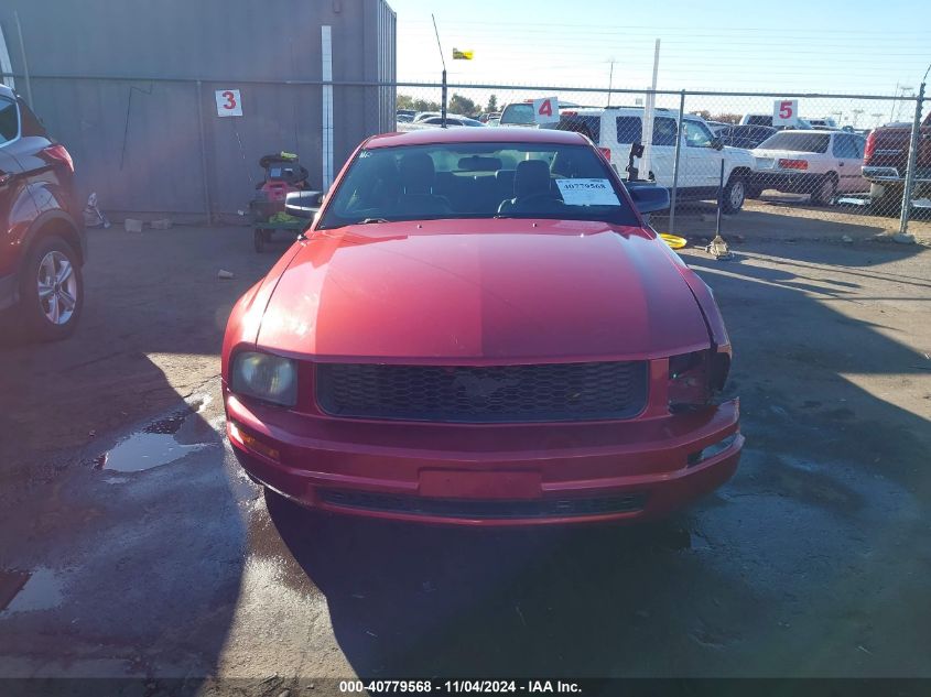 2006 Ford Mustang V6 VIN: 1ZVHT80N565110555 Lot: 40779568