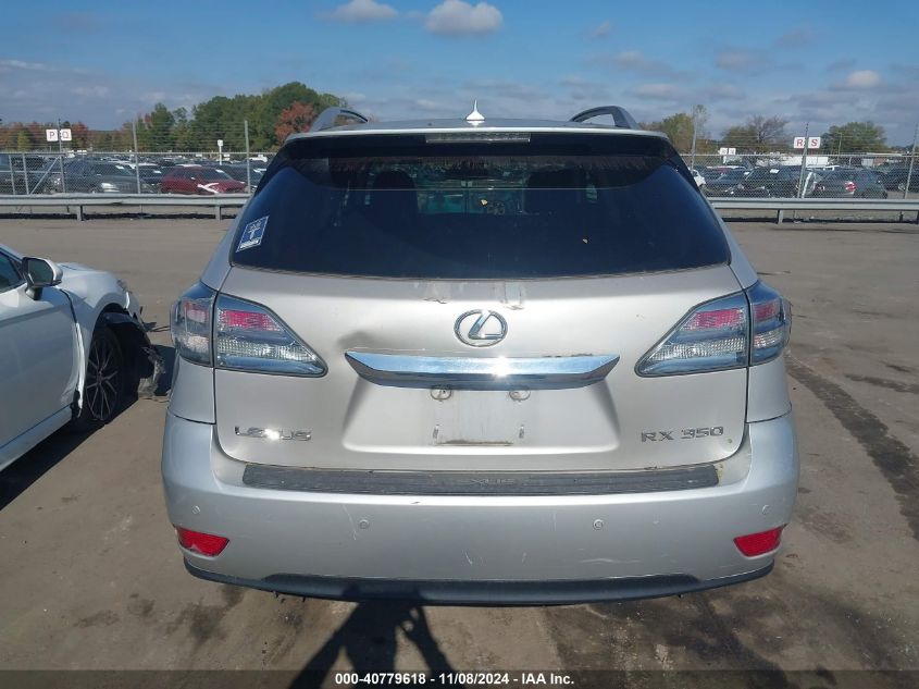 2010 Lexus Rx 350 VIN: 2T2BK1BA2AC013172 Lot: 40779618