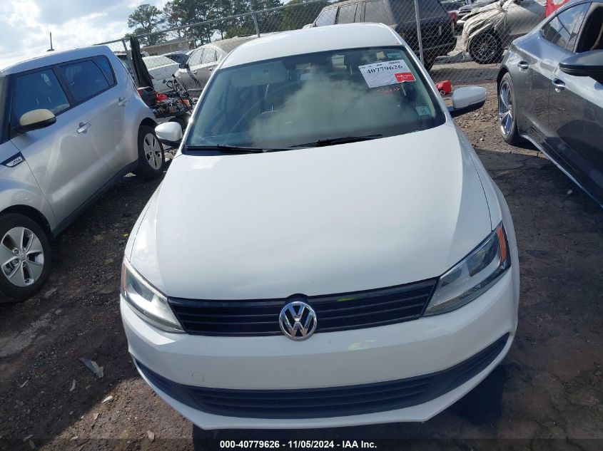 2012 Volkswagen Jetta 2.5L Se VIN: 3VWBP7AJ7CM112927 Lot: 40779626