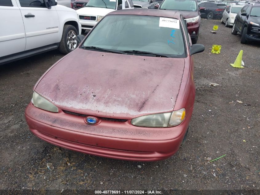 1999 Chevrolet Prizm VIN: 1Y1SK5286XZ437974 Lot: 40779691