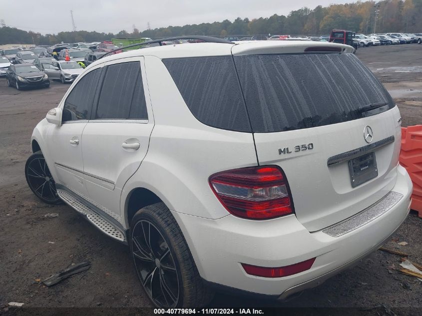 2010 Mercedes-Benz Ml 350 4Matic VIN: 4JGBB8GB8AA581618 Lot: 40779694