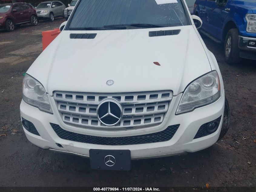 2010 Mercedes-Benz Ml 350 4Matic VIN: 4JGBB8GB8AA581618 Lot: 40779694