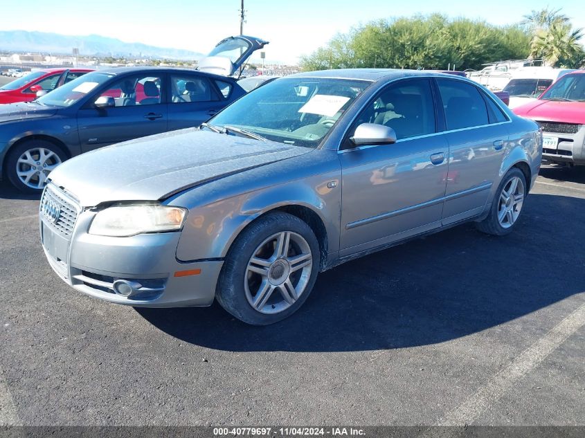 2007 Audi A4 2.0T VIN: WAUDF78E17A120822 Lot: 40779697