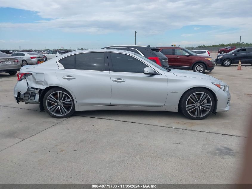 2015 Infiniti Q50 Hybrid Sport VIN: JN1AV7AP8FM790808 Lot: 40779703