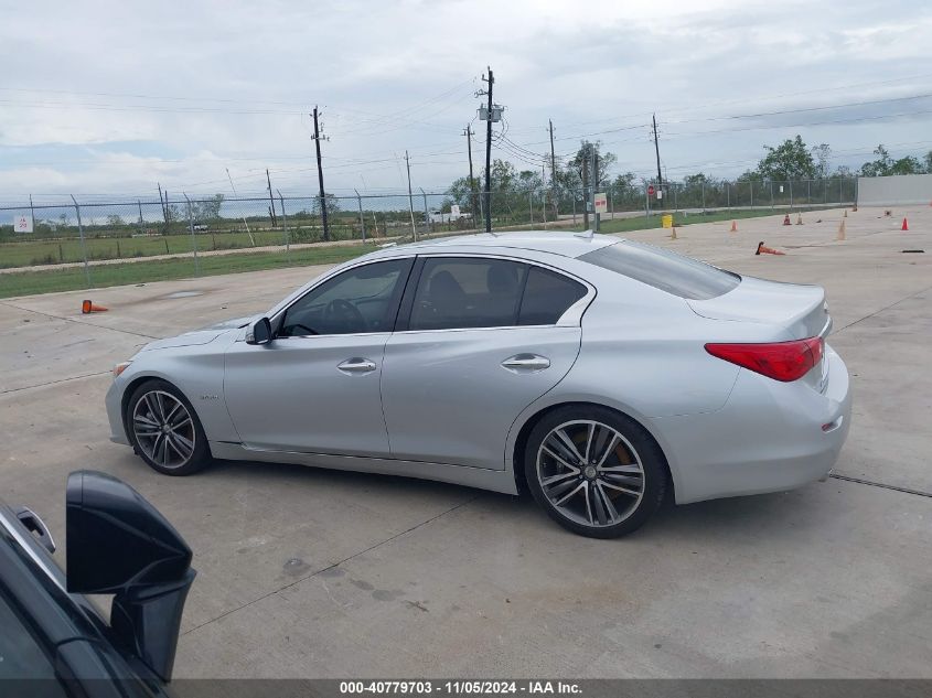 2015 Infiniti Q50 Hybrid Sport VIN: JN1AV7AP8FM790808 Lot: 40779703