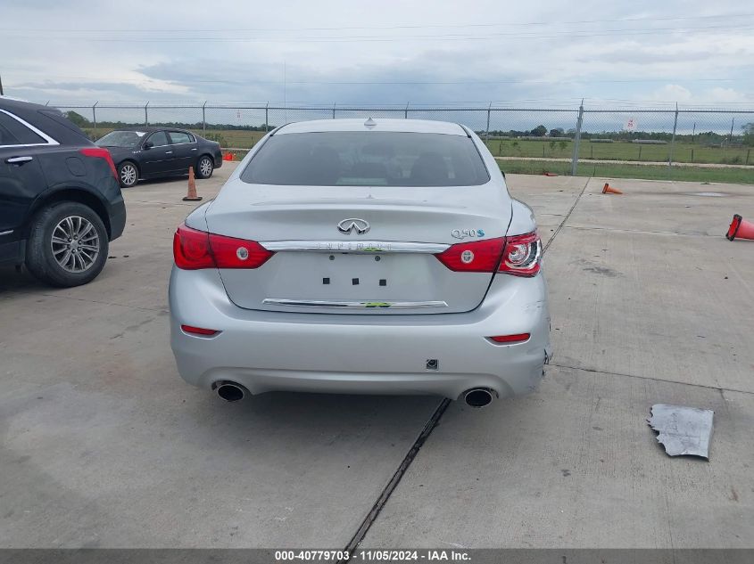 2015 Infiniti Q50 Hybrid Sport VIN: JN1AV7AP8FM790808 Lot: 40779703