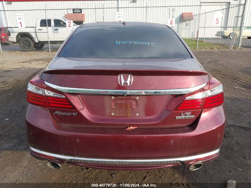 2016 Honda Accord Touring VIN: 1HGCR3F90GA030745 Lot: 40779720