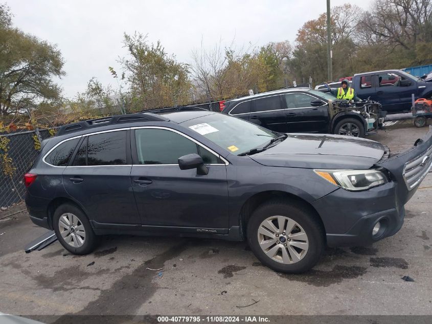 2015 Subaru Outback 2.5I Premium VIN: 4S4BSACC2F3233735 Lot: 40779795