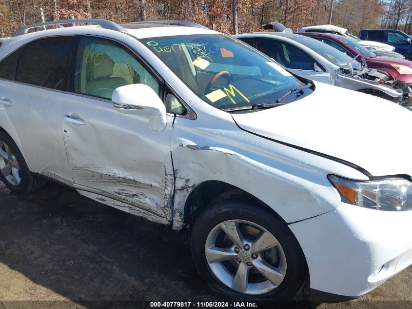 2010 Lexus Rx 350 VIN: 2T2BK1BA8AC076504 Lot: 40779817