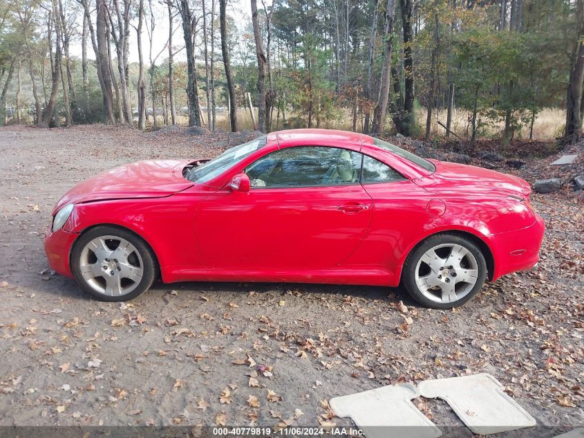 2002 Lexus Sc 430 VIN: JTHFN48Y620025919 Lot: 40779819